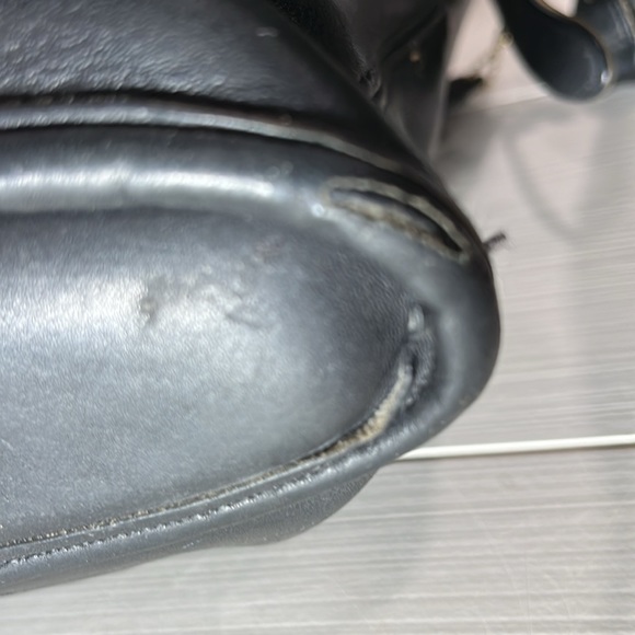 COACH BAG 9806 Black LEATHER SLIM EQUESTRIAN BUCKET SHOULDER PURSE
Made In USA - Picture 7 of 12